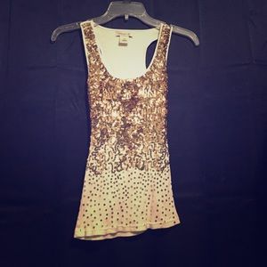 Sequined tank-top from Arden B
