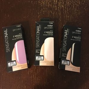 Gel polishes (LED lamp not include)