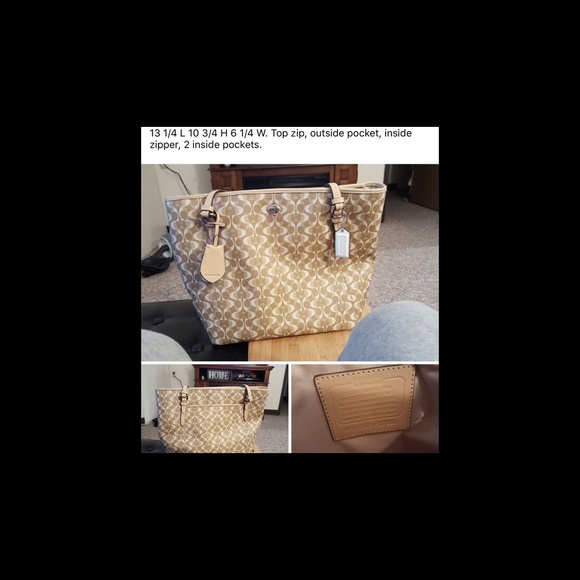 NWOT Coach purse, never used.