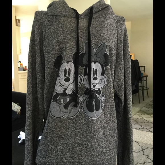 Mickey and Minnie hooded sweatshirt