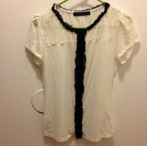 Monochrome dress blouse