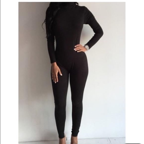 Long sleeve turtle neck body suit