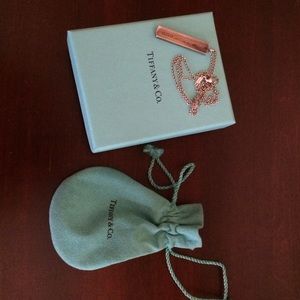 Tiffany and Co bar necklace