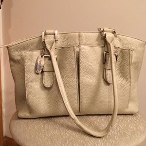 Tignanello of white leather purse