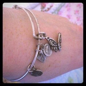 Alex and ani bracelet with butterfly
