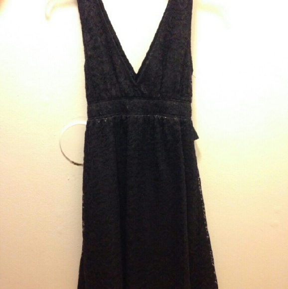 Black cocktail dress with shimmer