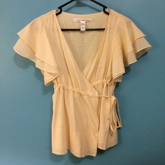Diane Von Furstenberg Dulcie wrap top
