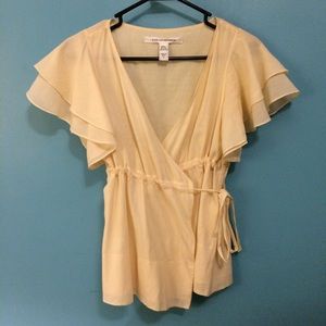 Diane Von Furstenberg Dulcie wrap top