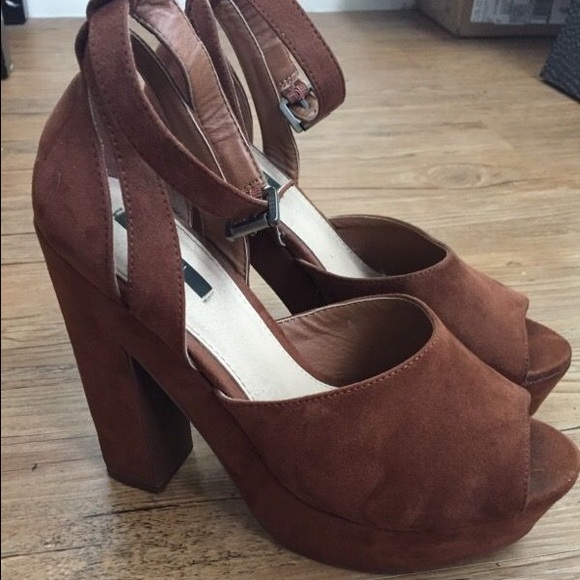 Brown heels