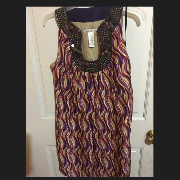 Worn once multi color dress