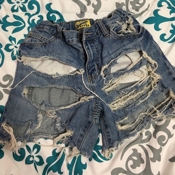 Ripped shorts