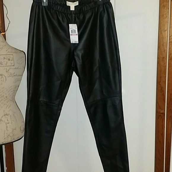 Michael Kors Pants - Michael Kors faux leather leggings.