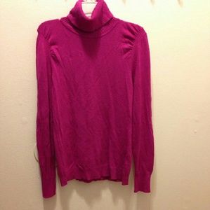 Pink turtle neck sweater