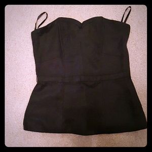 Black corset top