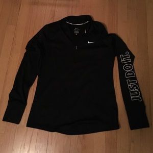 Black Nike quarter zip