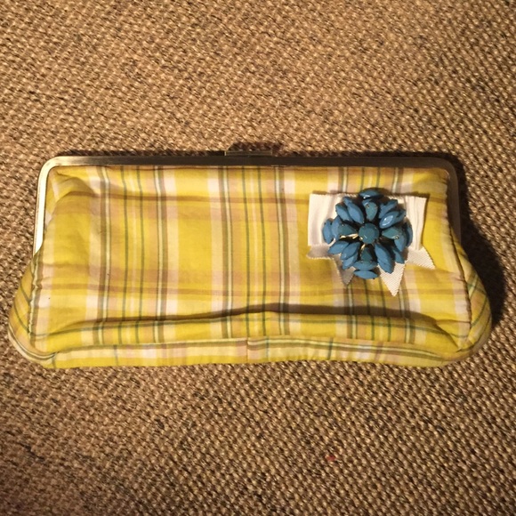 J.Crew Plaid Clutch
