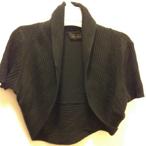 Black sweater shaw