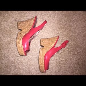Coral Fergalicious Wedges