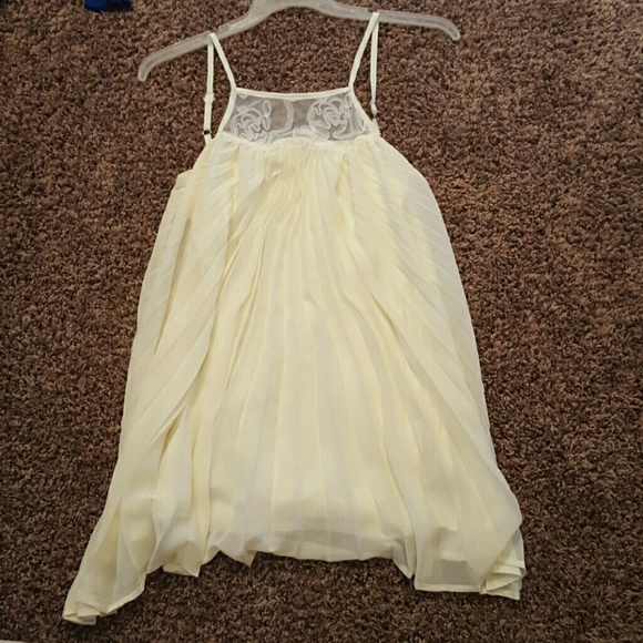Flowy lace top dress