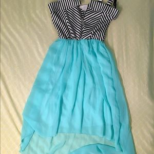 Stripes & Neon. Dress.