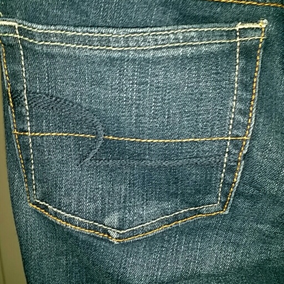 American Eagle flared Jeans..JUST HAD A STROKE - Picture 3 of 4