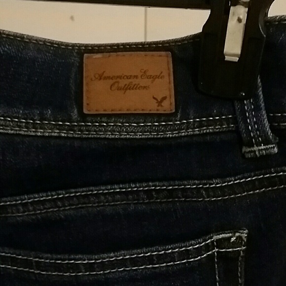 American Eagle flared Jeans..JUST HAD A STROKE - Picture 4 of 4