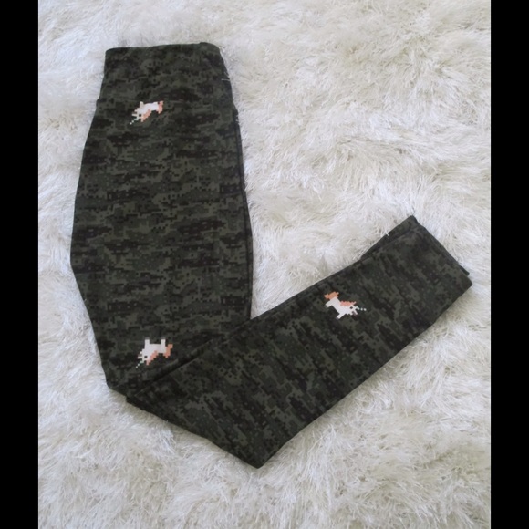 Green 0s LuLaRoe Leggings unicorn print
