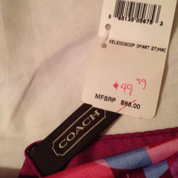 Coach scarf!  Brand-new with tags! - Picture 2 of 2