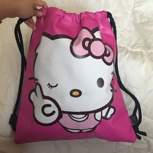 hello kitty string bag