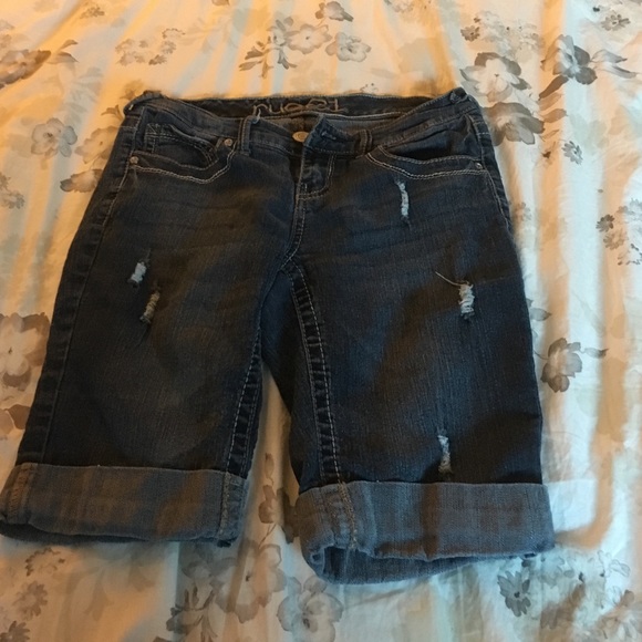 Rue 21 Distressed Denim Shorts