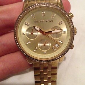 MK Gold Watch