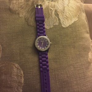 Purple Geneva watch