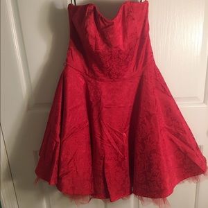 Red tutu party dress