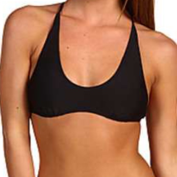Black bikini top