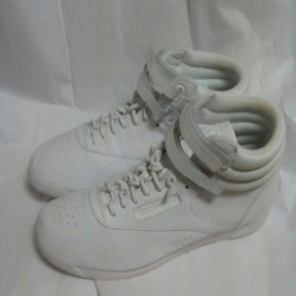 White Reebok sneakers