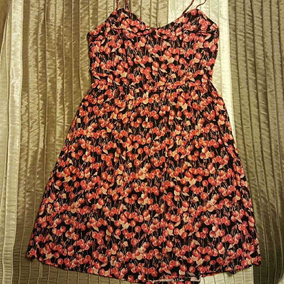 Lauren Conrad pocketed cherry dress