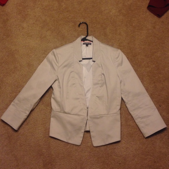 Cream blazer
