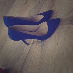 Blue Zara pumps