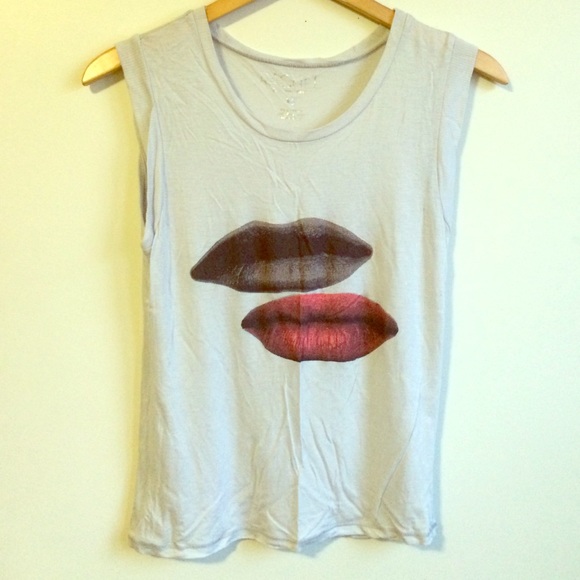 Rachel Roy light grey tank top