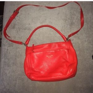 Red Kate spade bag