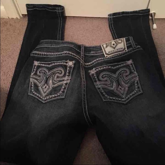 Stone wash jeans skinny leg