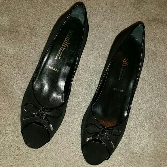DONATED Amalfi peep toe pumps sz 7.5 AA - Picture 4 of 4