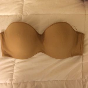 New Nude Strapless Bra. Never worn.