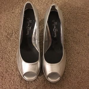 Silver shoes