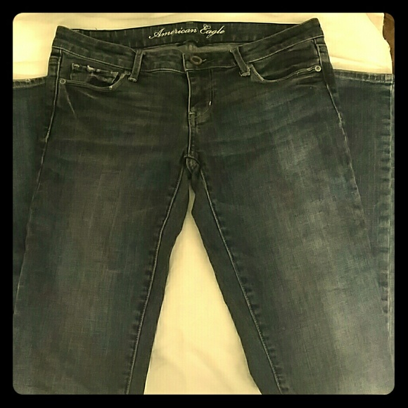 American Eagle size 4 long skinny jeans stretch