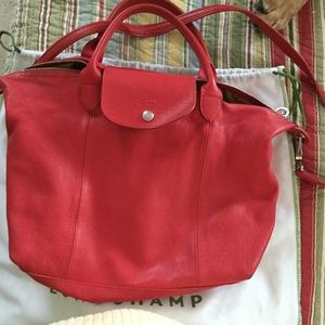 Long Champ Red Bag