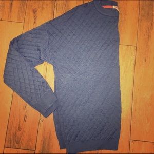 Quilted sweater
