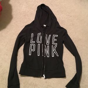 VS LOVE PINK ZIP HOODIE