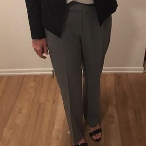 Ann Taylor straight leg grey slacks size 2