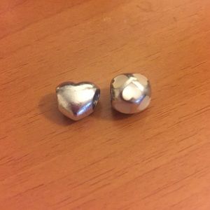 🚫SOLD🚫Pandora smooth heart and love me charm